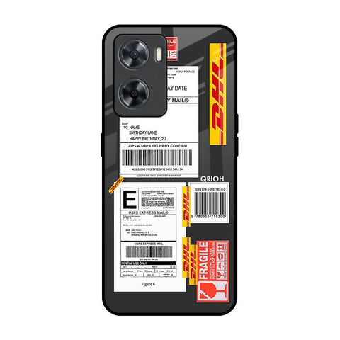 Cool Barcode Label Glossy Case For OPPO A77s