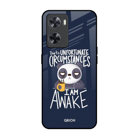 Struggling Panda Glossy Case for OPPO A77s