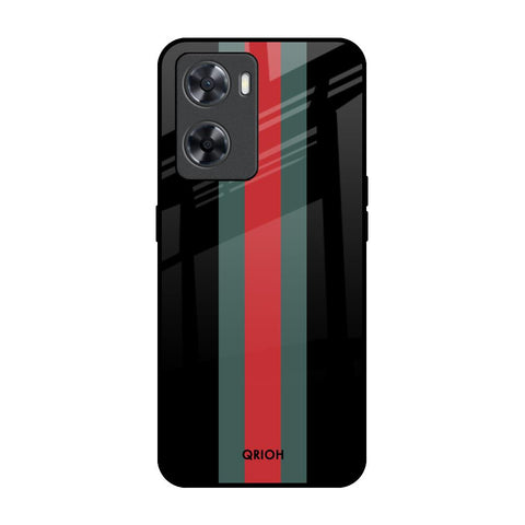 Vertical Stripes Glossy Case for OPPO A77s