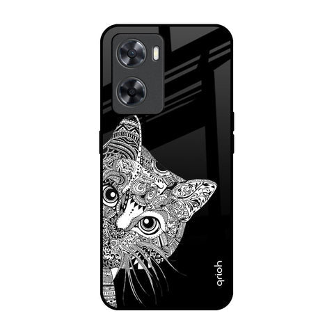 Kitten Mandala Glossy Case for OPPO A77s