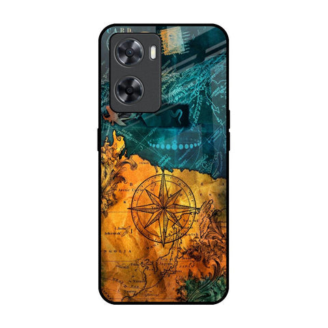 Architecture Map Glossy Case for OPPO A77s