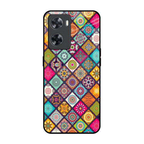 Multicolor Mandala Glossy Case for OPPO A77s