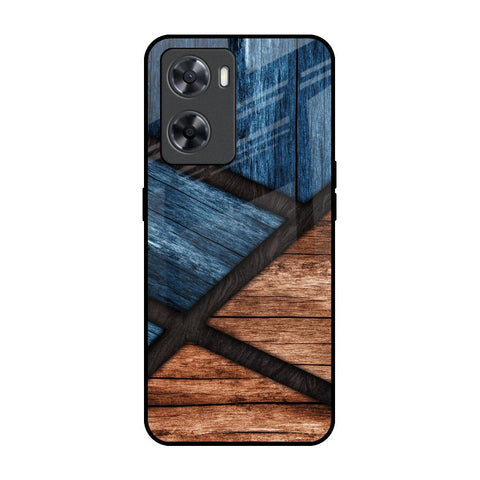 Wooden Tiles Glossy Case for OPPO A77s
