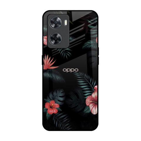 Tropical Art Flower Glossy Case for OPPO A77s