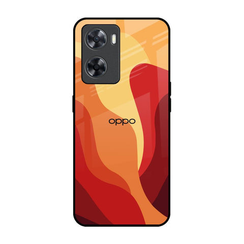 Magma Color Pattern Glossy Case for OPPO A77s