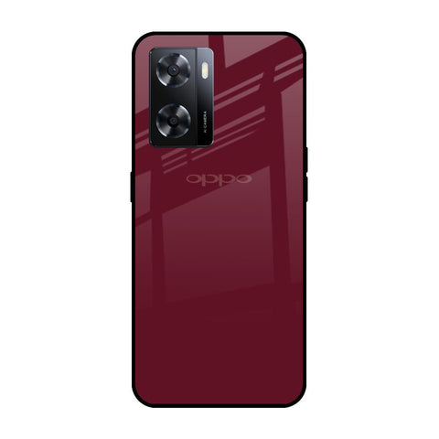 Classic Burgundy Glossy Case for OPPO A77s