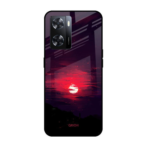 Morning Red Sky Glossy Case For OPPO A77s