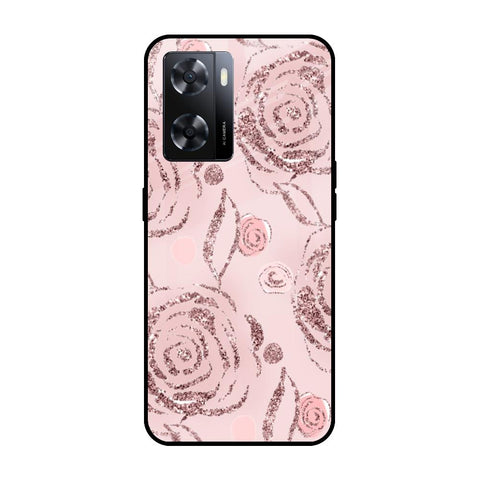 Shimmer Roses Glossy case for OPPO A77s