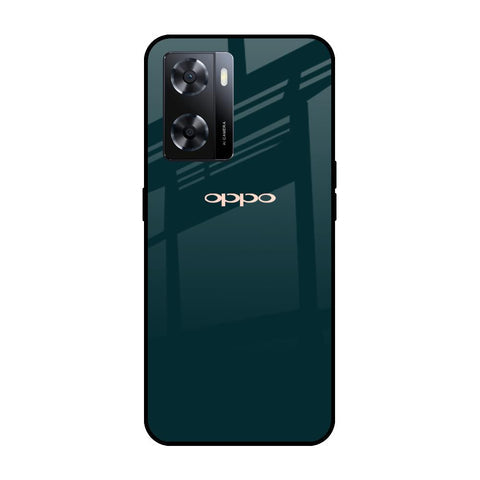 Hunter Green Glossy Case For OPPO A77s