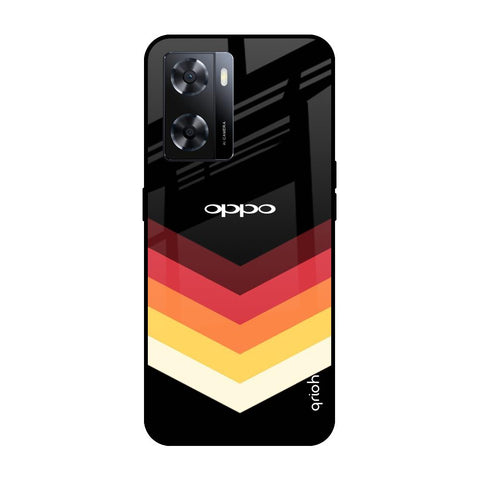 Abstract Arrow Pattern Glossy Case For OPPO A77s