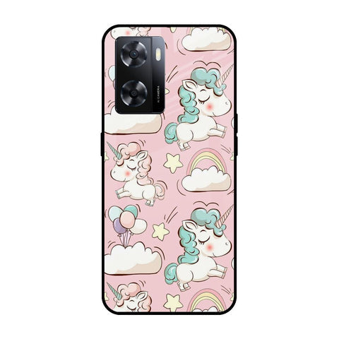 Balloon Unicorn Glossy case for OPPO A77s