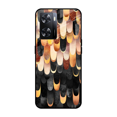 Bronze Abstract Glossy Case for OPPO A77s