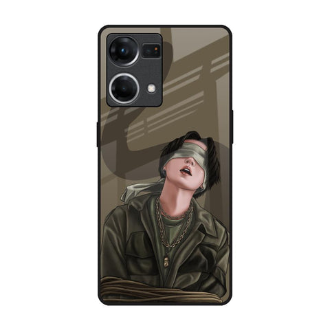 Blind Fold Glossy Case for Oppo F21s Pro