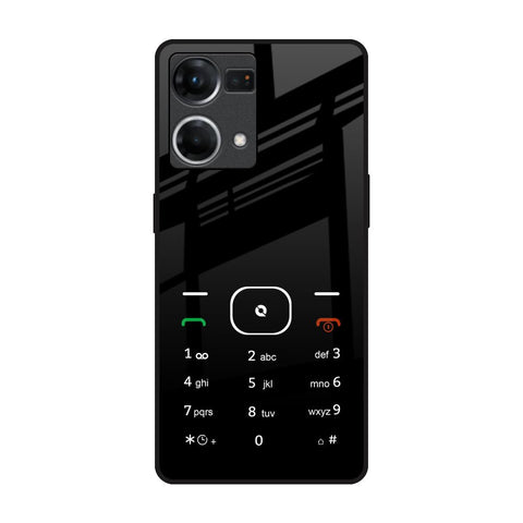 Classic Keypad Pattern Glossy Case for Oppo F21s Pro