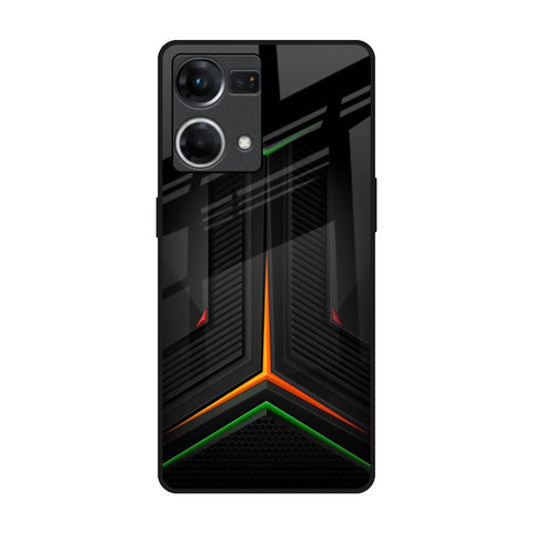 Modern Ultra Chevron Glossy Case for Oppo F21s Pro