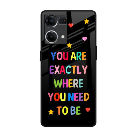 Magical Words Glossy Case for Oppo F21s Pro