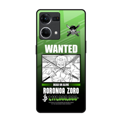 Zoro Wanted Glossy Case for Oppo F21s Pro