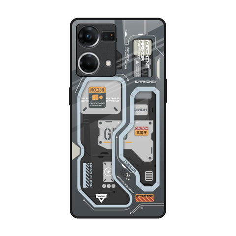 Retro Futuristic Glossy Case for Oppo F21s Pro