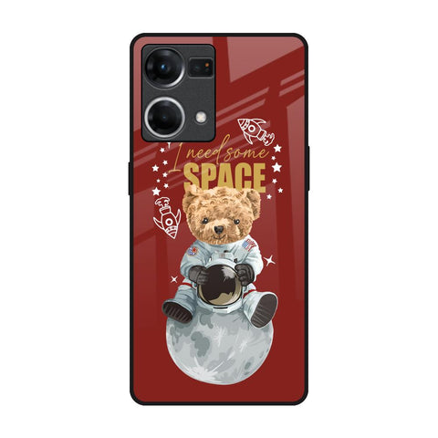 Astronaut Bear Glossy Case for Oppo F21s Pro