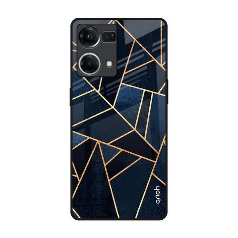 Abstract Tiles Glossy Case for Oppo F21s Pro