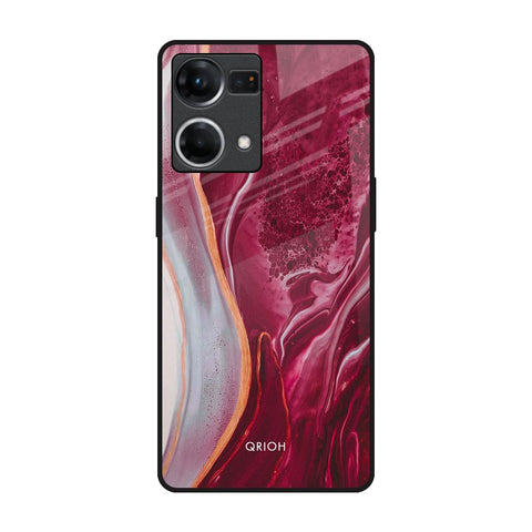 Crimson Ruby Glossy Case for Oppo F21s Pro
