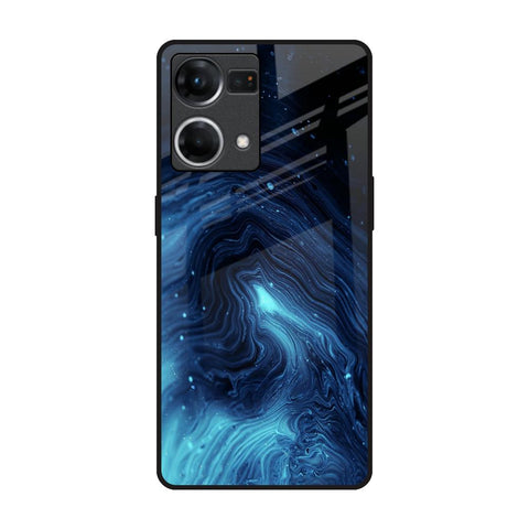 Dazzling Ocean Gradient Glossy Case For Oppo F21s Pro