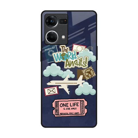 Tour The World Glossy Case For Oppo F21s Pro