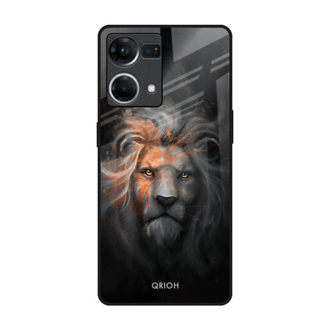 Devil Lion Glossy Case for Oppo F21s Pro