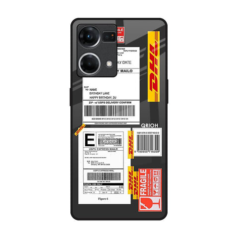 Cool Barcode Label Glossy Case For Oppo F21s Pro