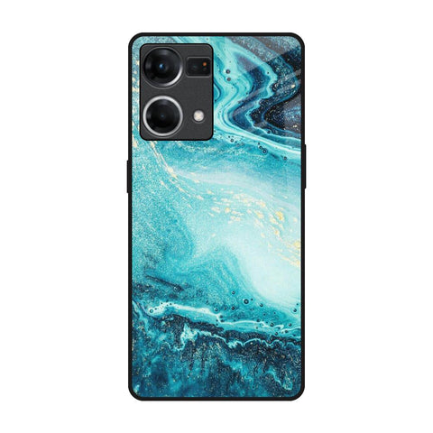 Sea Water Glossy Case for Oppo F21s Pro