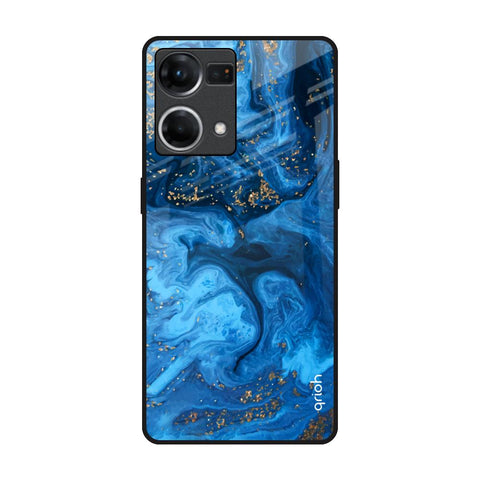 Gold Sprinkle Glossy Case for Oppo F21s Pro