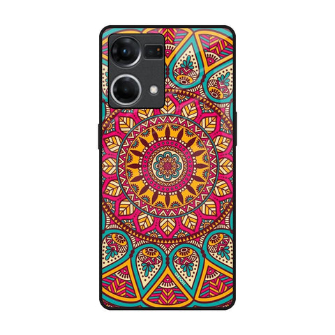 Elegant Mandala Glossy Case for Oppo F21s Pro