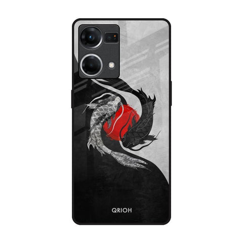 Japanese Art Glossy Case for Oppo F21s Pro