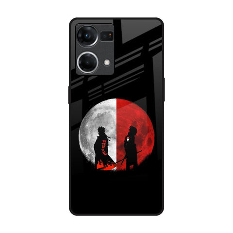 Anime Red Moon Glossy Case for Oppo F21s Pro