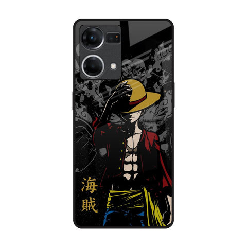 Dark Luffy Glossy Case for Oppo F21s Pro