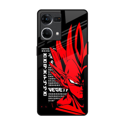 Red Vegeta Glossy Case for Oppo F21s Pro