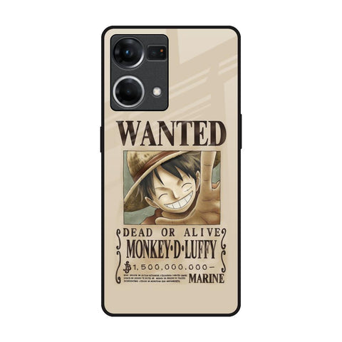 Luffy Wanted Glossy Case for Oppo F21s Pro