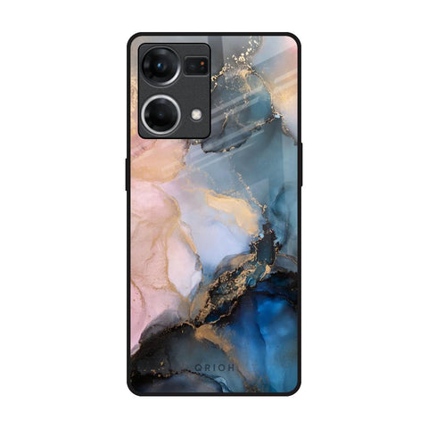 Marble Ink Abstract Glossy Case for Oppo F21s Pro
