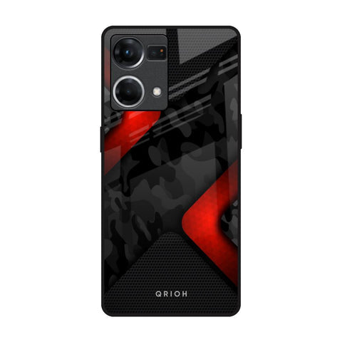 Modern Camo Abstract Glossy Case for Oppo F21s Pro