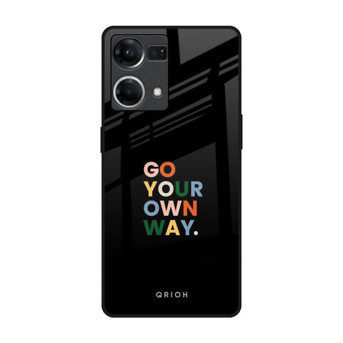 Go Your Own Way Glossy Case for Oppo F21s Pro