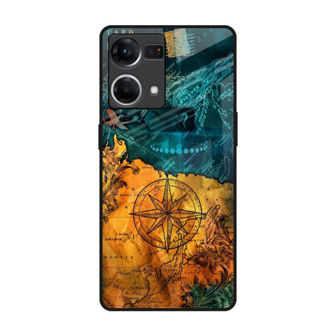Architecture Map Glossy Case for Oppo F21s Pro