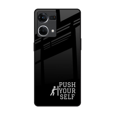 Push Your Self Glossy Case for Oppo F21s Pro