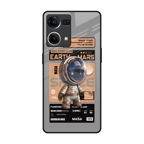 Space Ticket Glossy Case for Oppo F21s Pro
