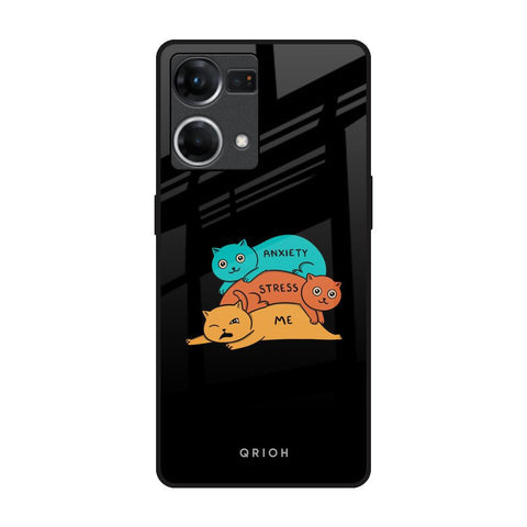 Anxiety Stress Glossy Case for Oppo F21s Pro