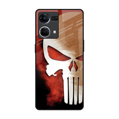 Red Skull Glossy Case for Oppo F21s Pro
