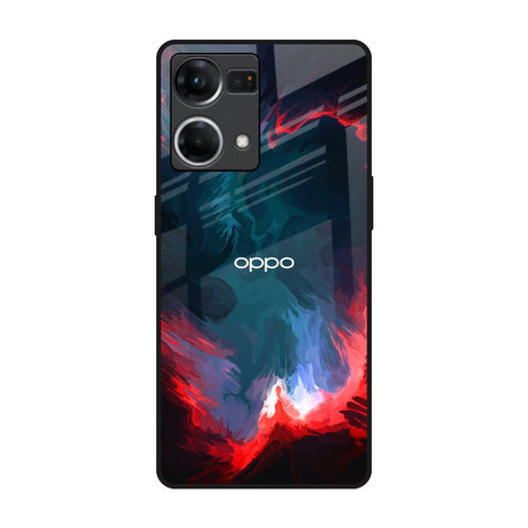 Brush Art Glossy Case For Oppo F21s Pro