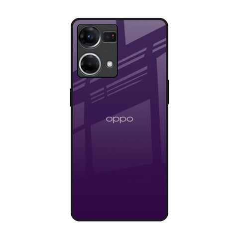 Dark Purple Glossy Case for Oppo F21s Pro