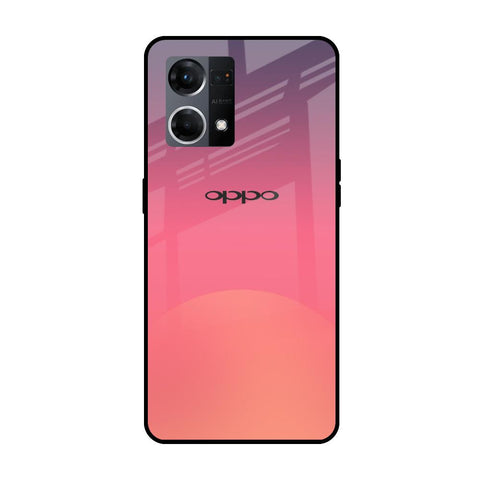 Sunset Orange Glossy Case for Oppo F21s Pro