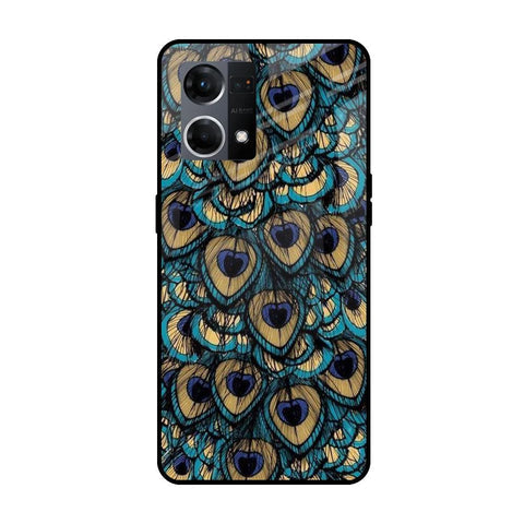 Peacock Feathers Glossy case for Oppo F21s Pro