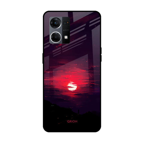 Morning Red Sky Glossy Case For Oppo F21s Pro